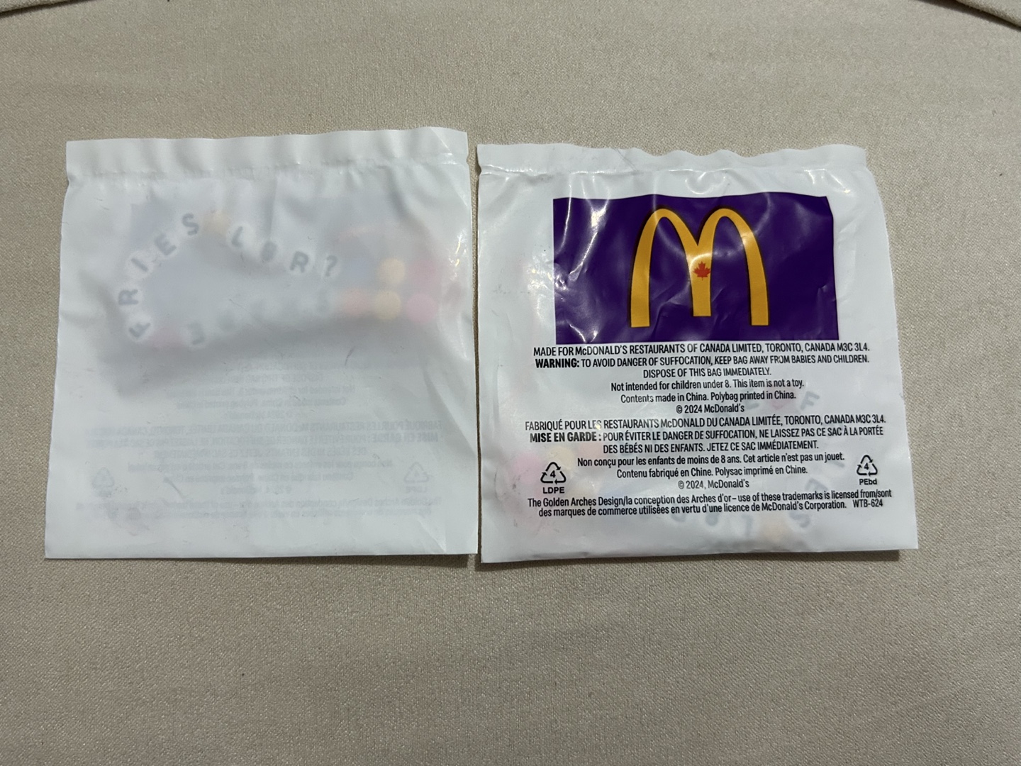 McDonald's Happy Meal Bracelet - New