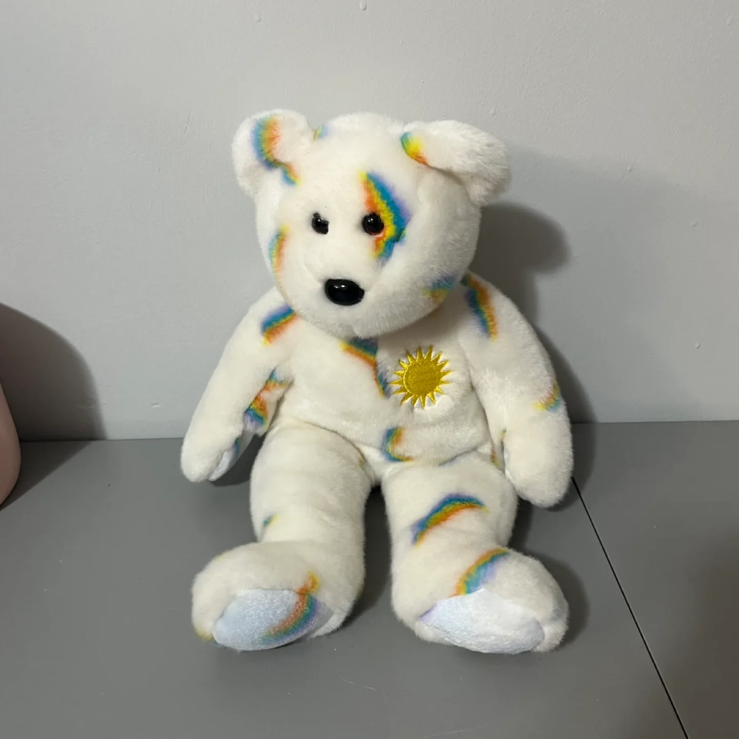 Vintage Beanie Buddies White Bear thumbnail