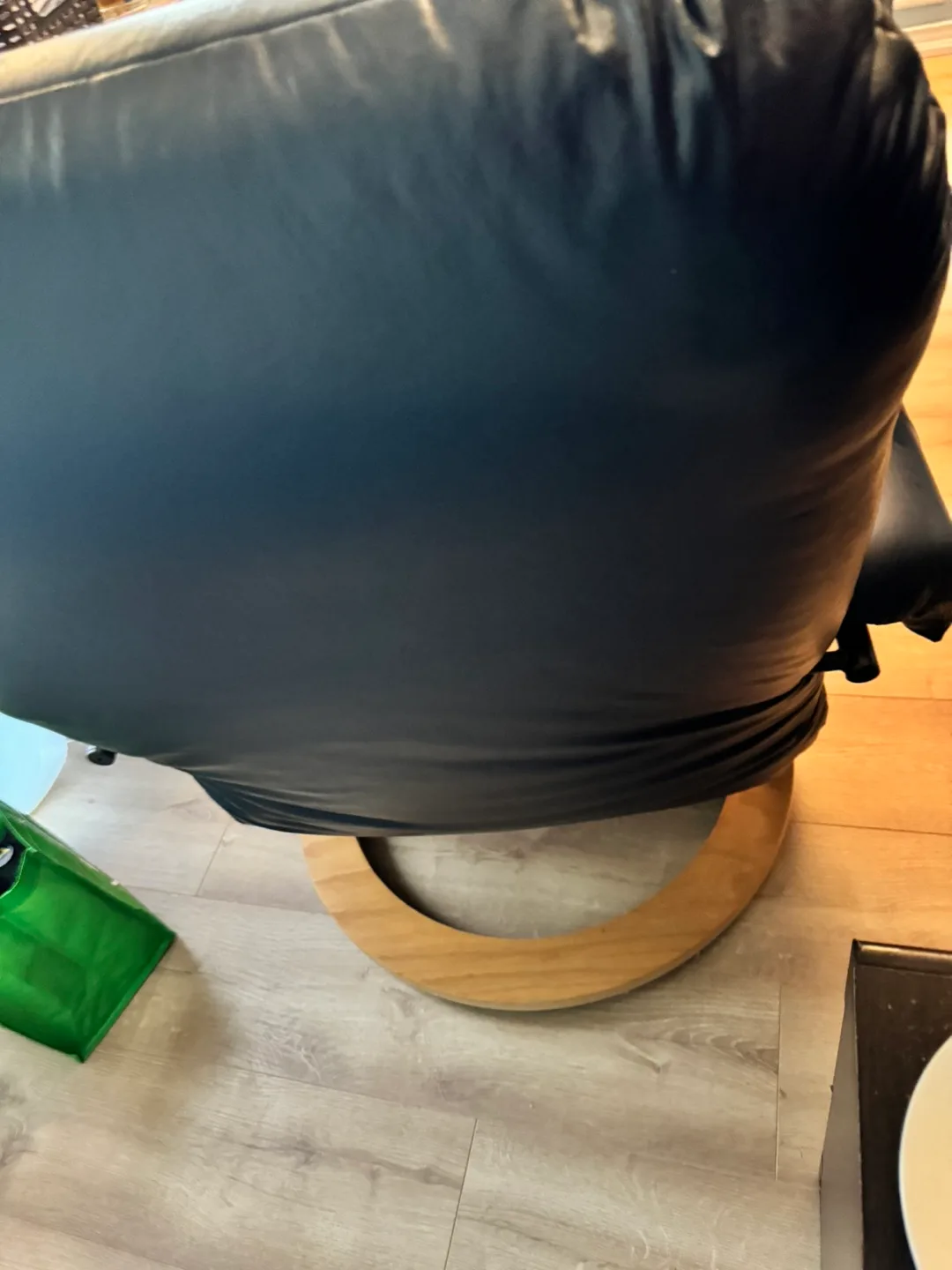 Reclining chair and foot rest image indicator(8)