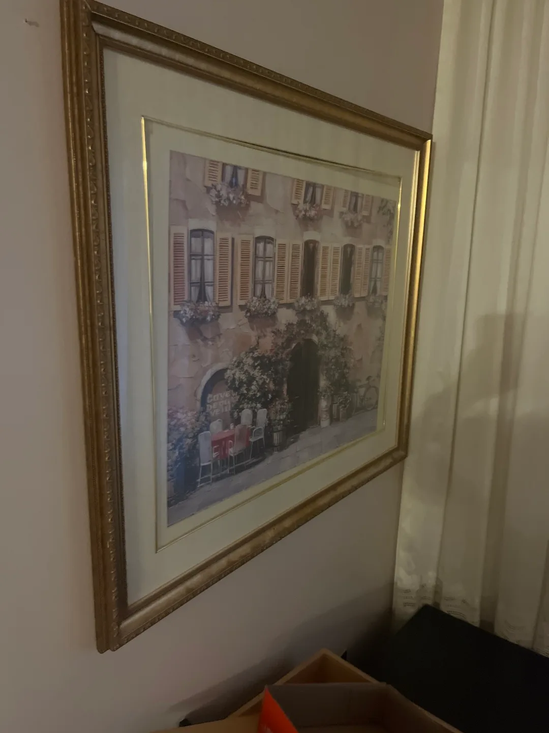 Framed Italian Scene Painting image indicator(2)