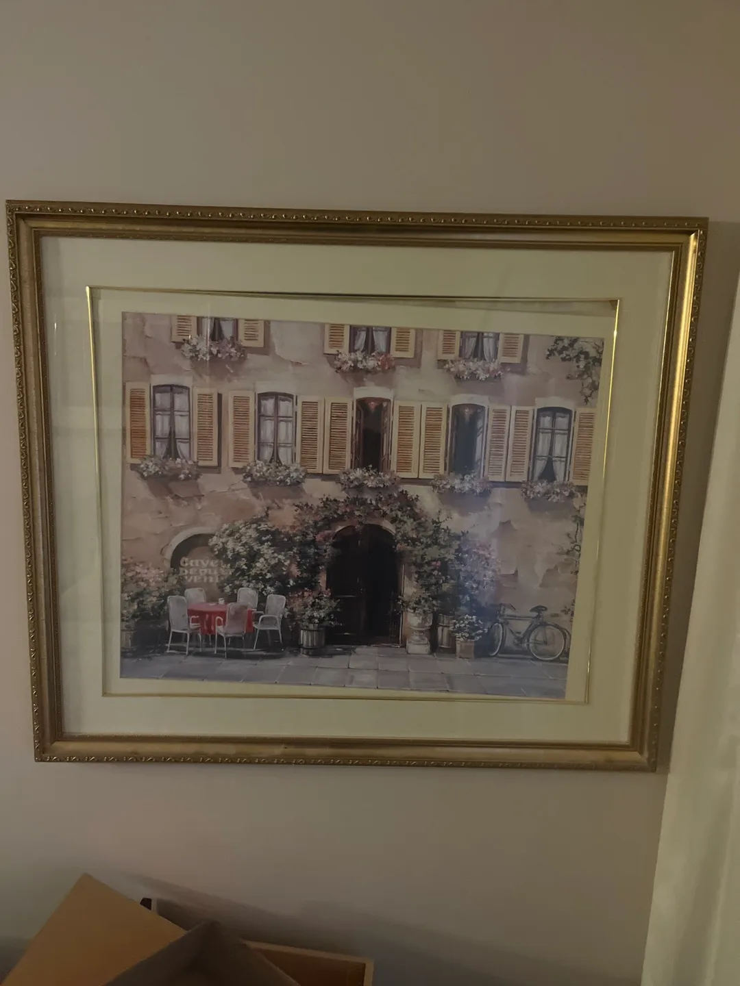 Framed Italian Scene Painting image indicator(3)