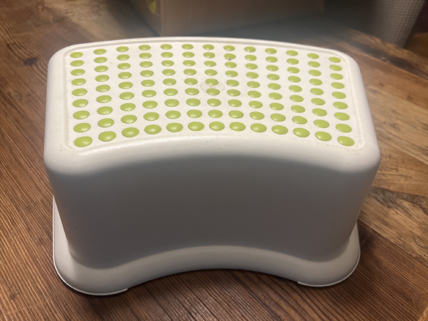 White and Green Step Stool