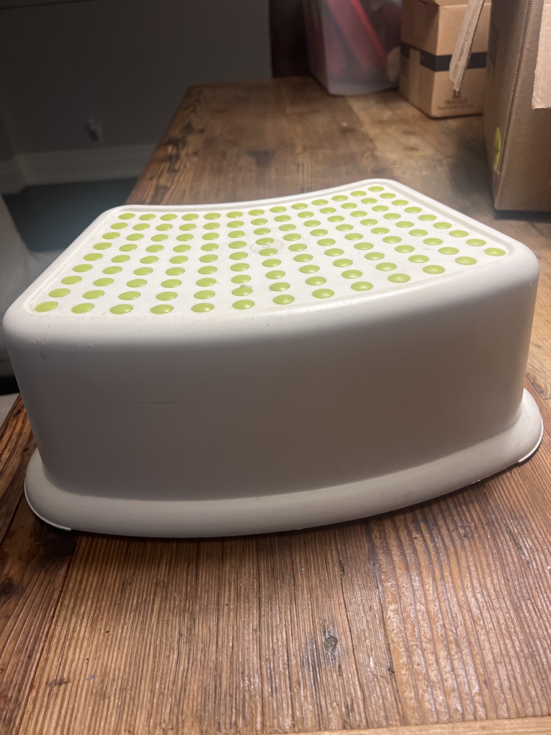White and Green Step Stool - photo 2