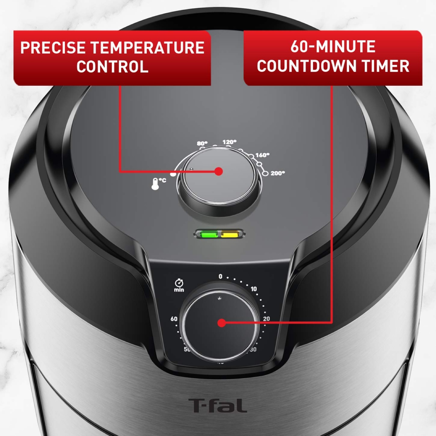 T-fal Air Fryer, Friteuse, EY201D50 T-fal Easy Fry - photo 3