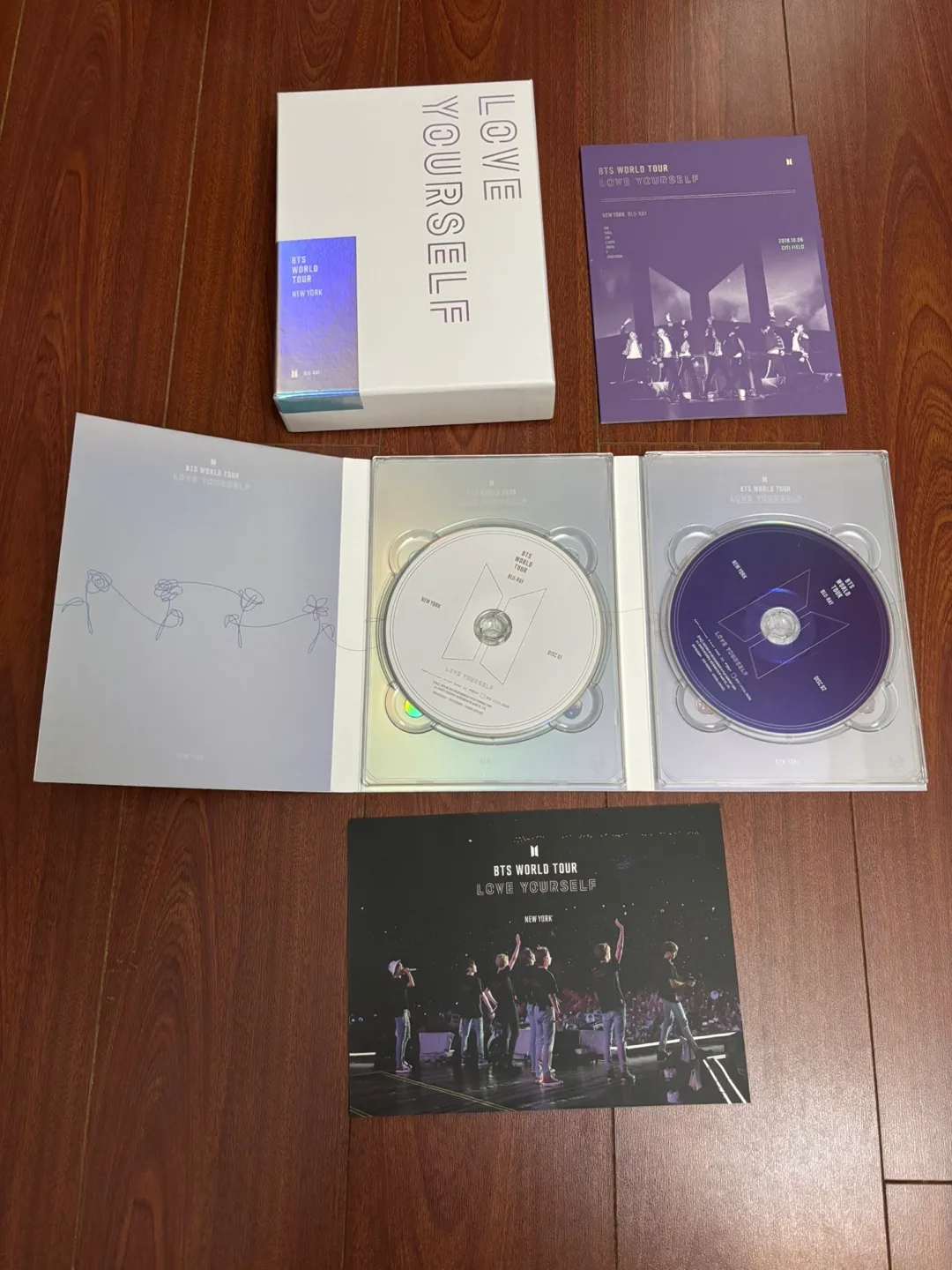 BTS World Tour Love Yourself DVD Blu Ray - New York thumbnail