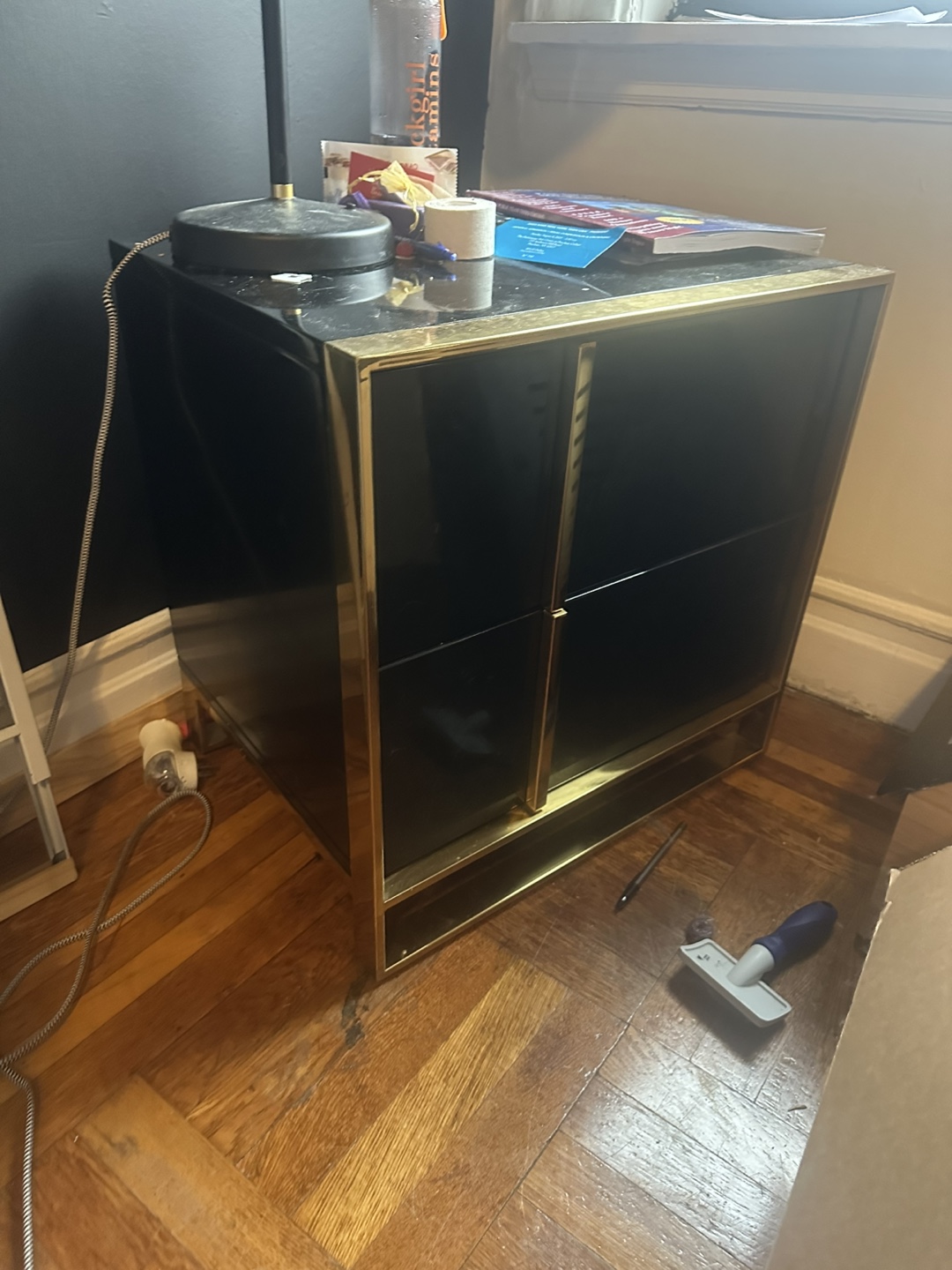 2 Stylish Nightstand Cabinet