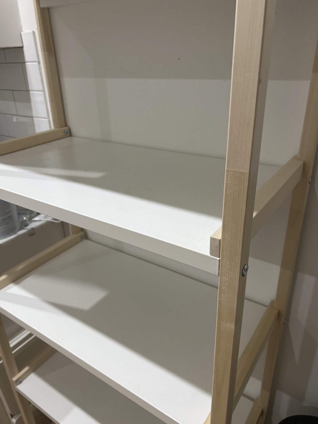 Ladder Bookshelf with Wooden Frame - photo 2
