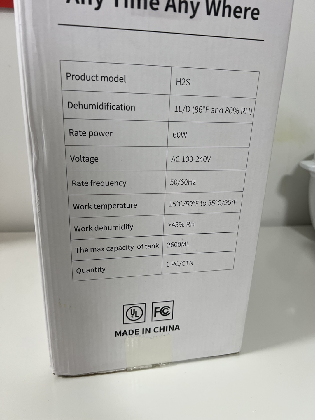 FreAire Household Dehumidifier H2S - photo 2