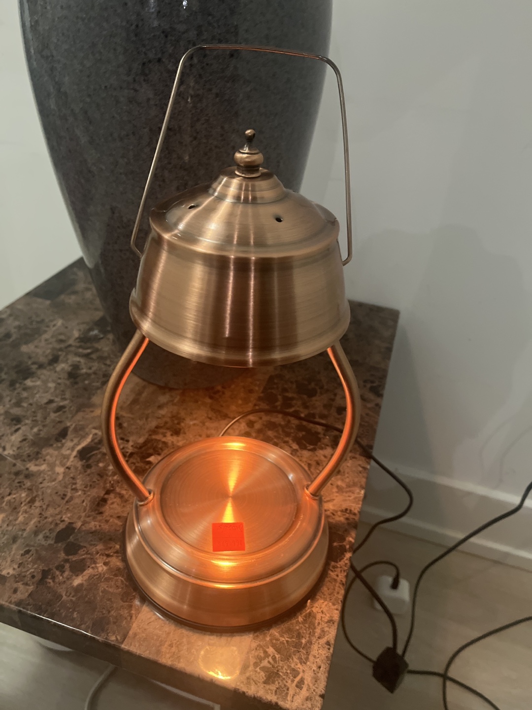 Copper coloured lamp - photo 3