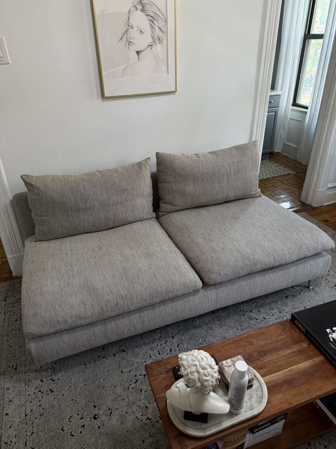 Modern Sofa with Pillows - photo 5