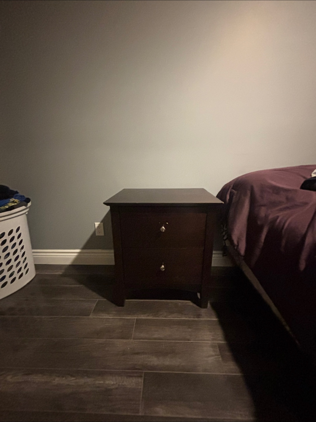 Nightstand - Dark Brown - photo 5