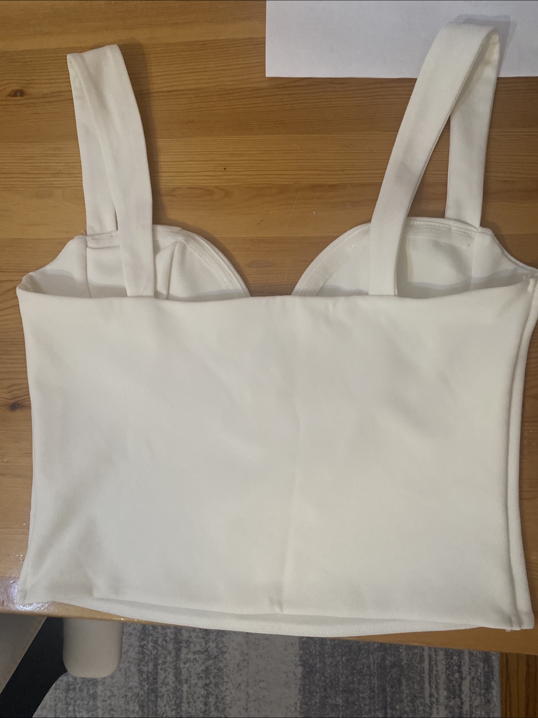 Dynamite white sweetheart top - photo 2
