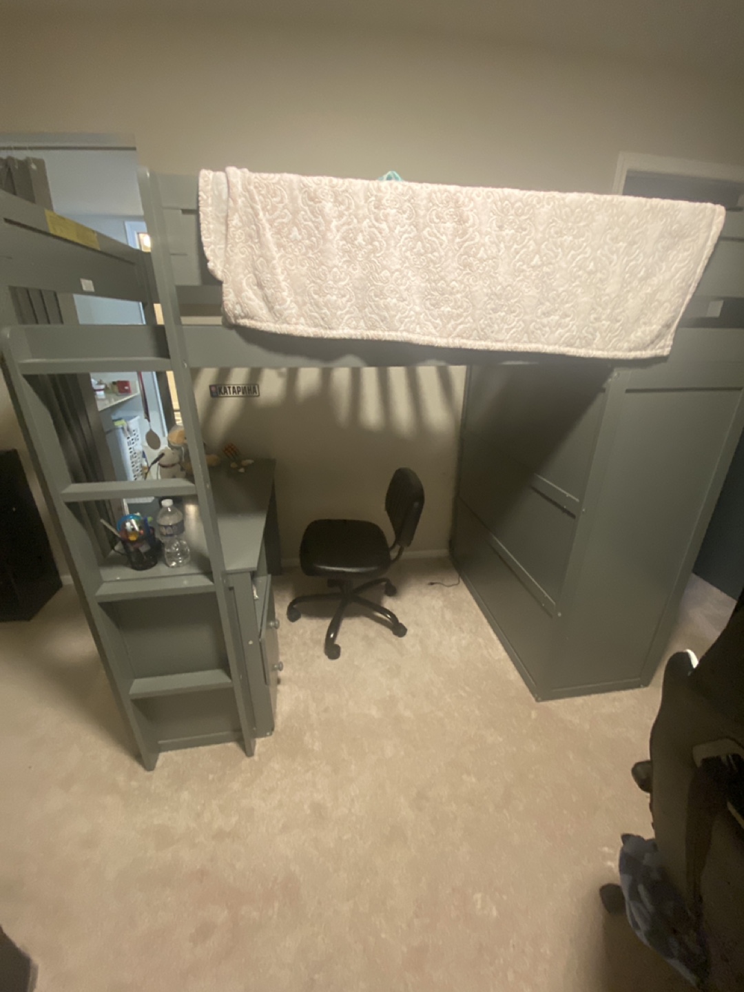 Loft Bed with Desk and Closet 🥕
