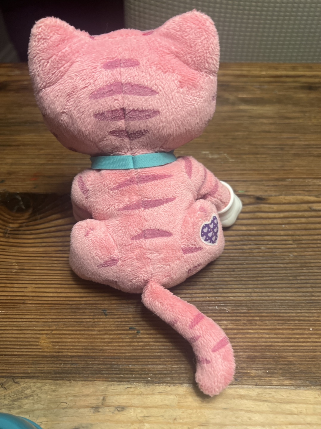 Pink Stuffed Cat with Accessories - photo 3