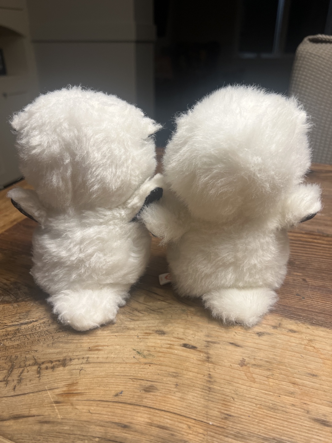 Pair of White Owl Plushies - photo 2