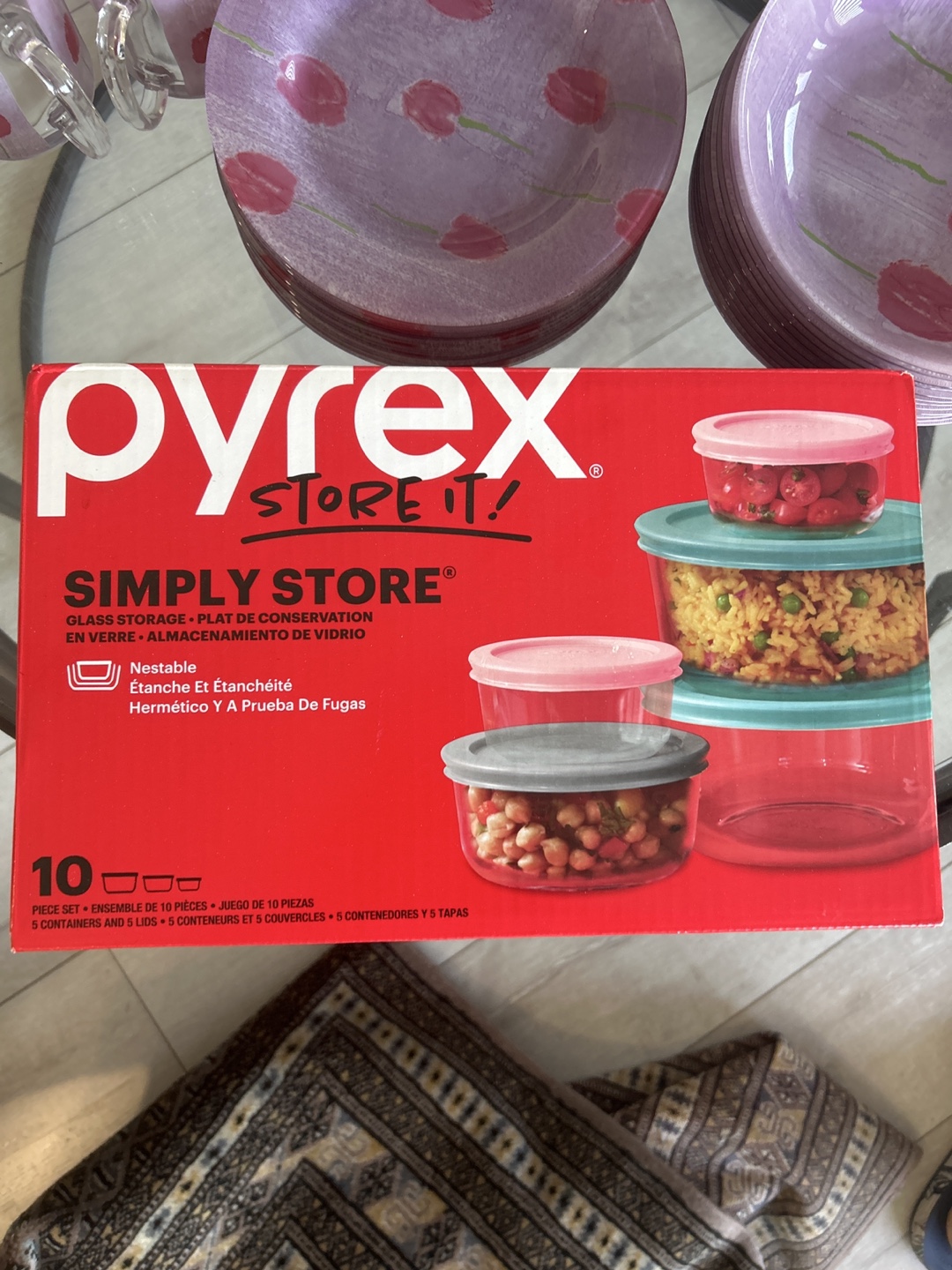 Pyrex 10 pc Simply Store Glass Storage Set - photo 2