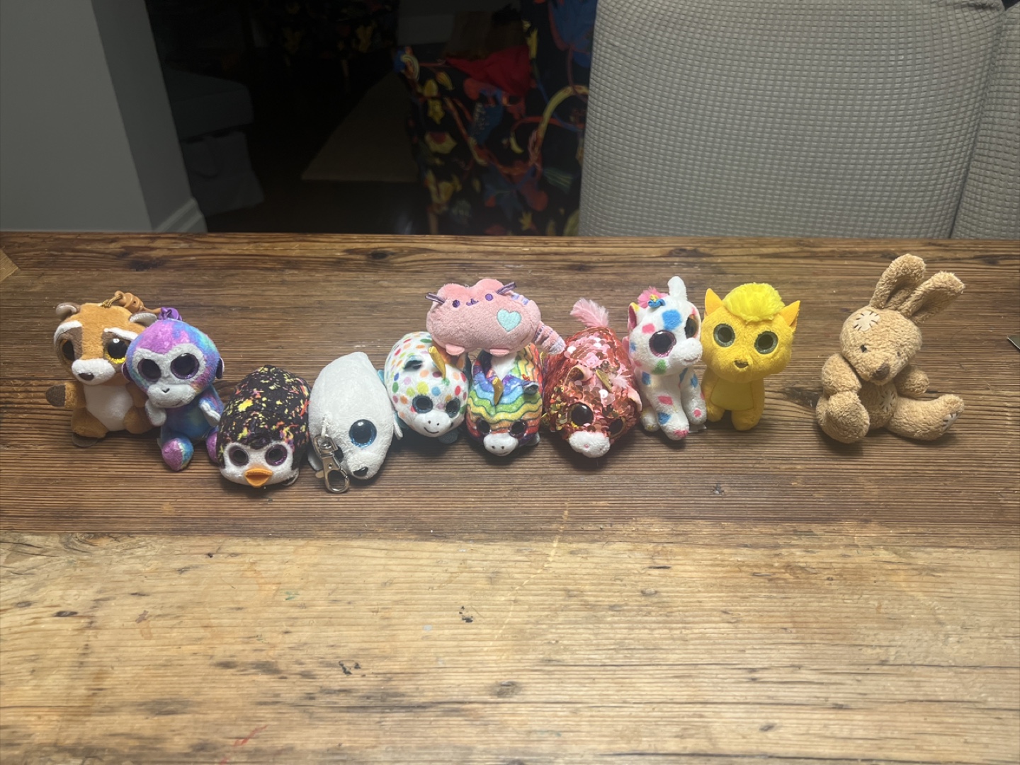 Assortment of plush toys