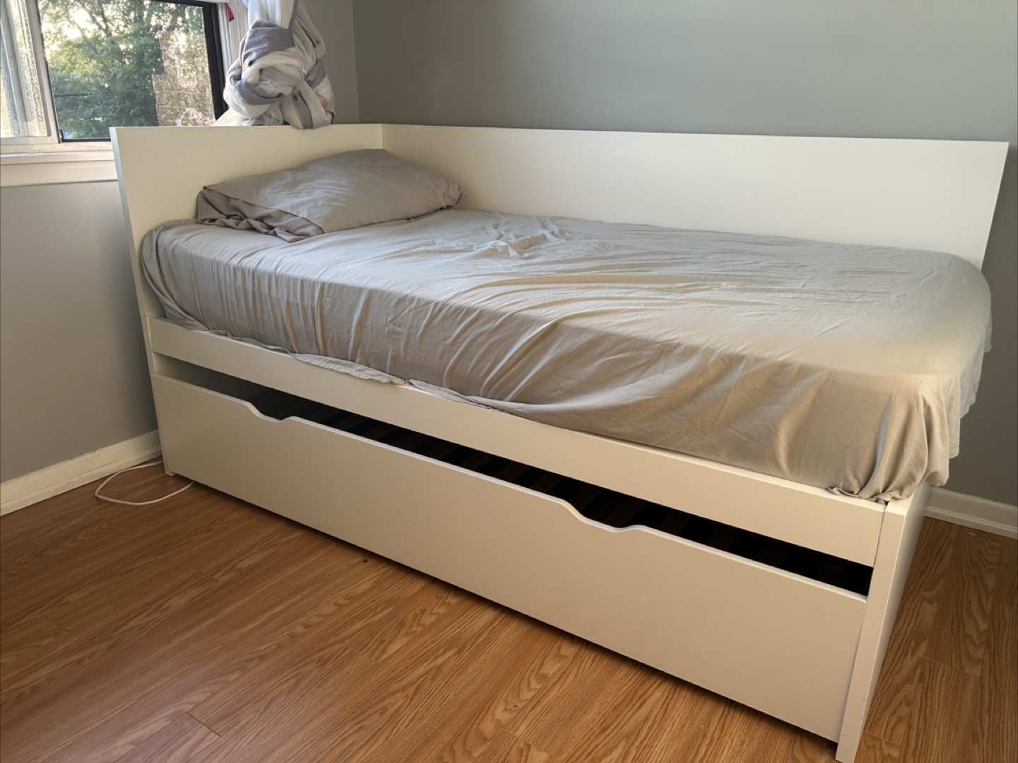 IKEA White Daybed with mattress