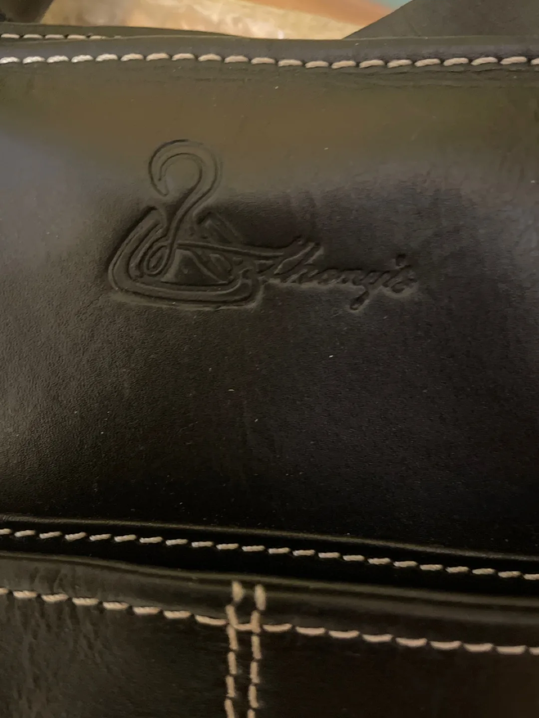 Black Leather Shoulder Bag 🏴‍☠️ image indicator(3)