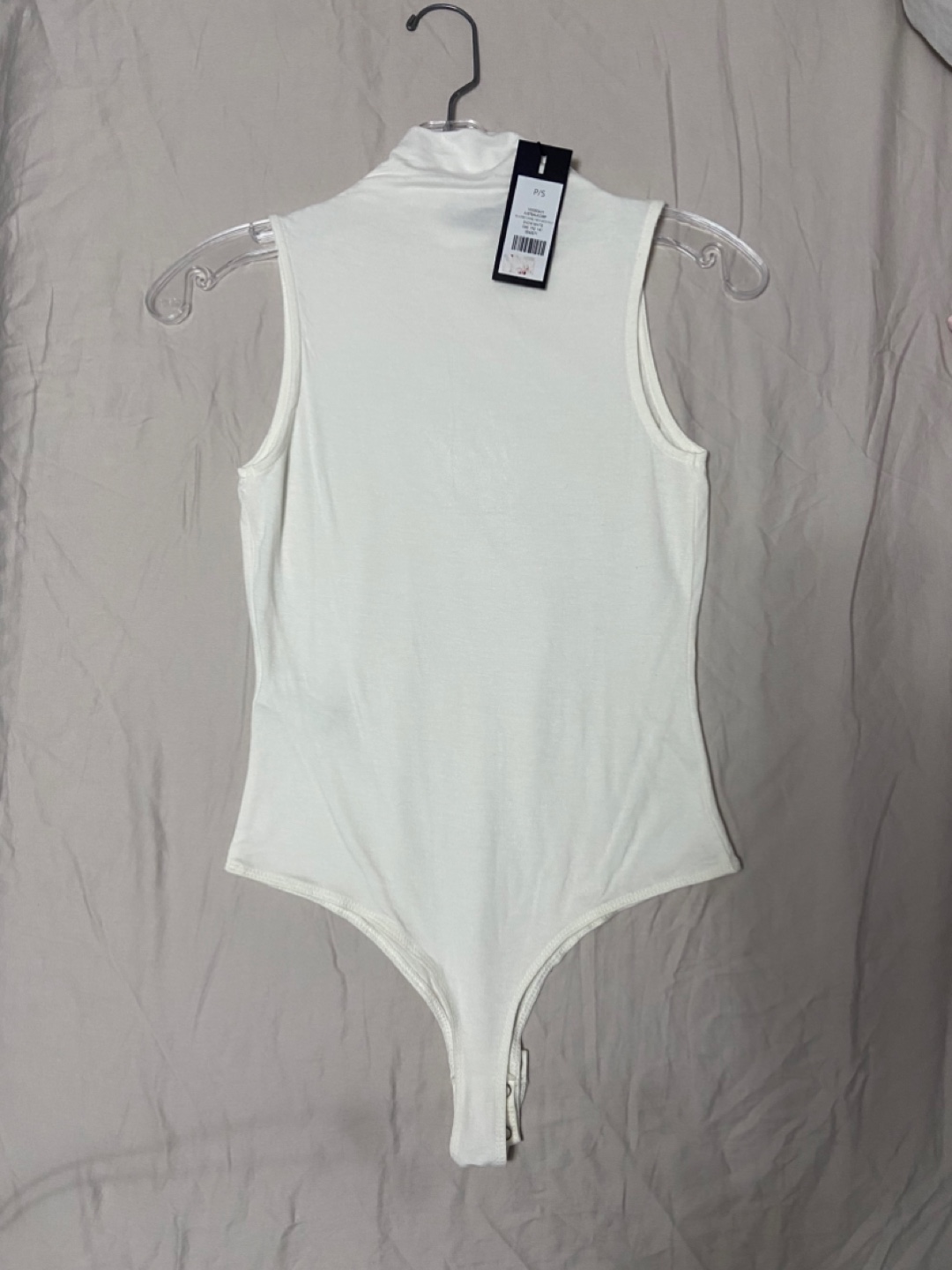 Dynamite White Sleeveless Bodysuit - photo 2