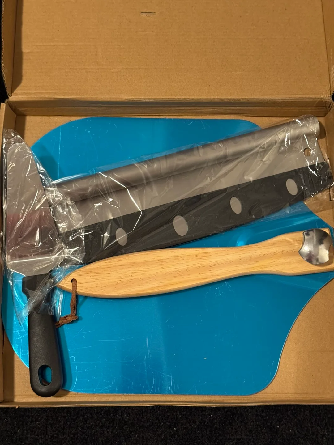 Premium Pizza Peel with Foldable Wood Handle image indicator(2)