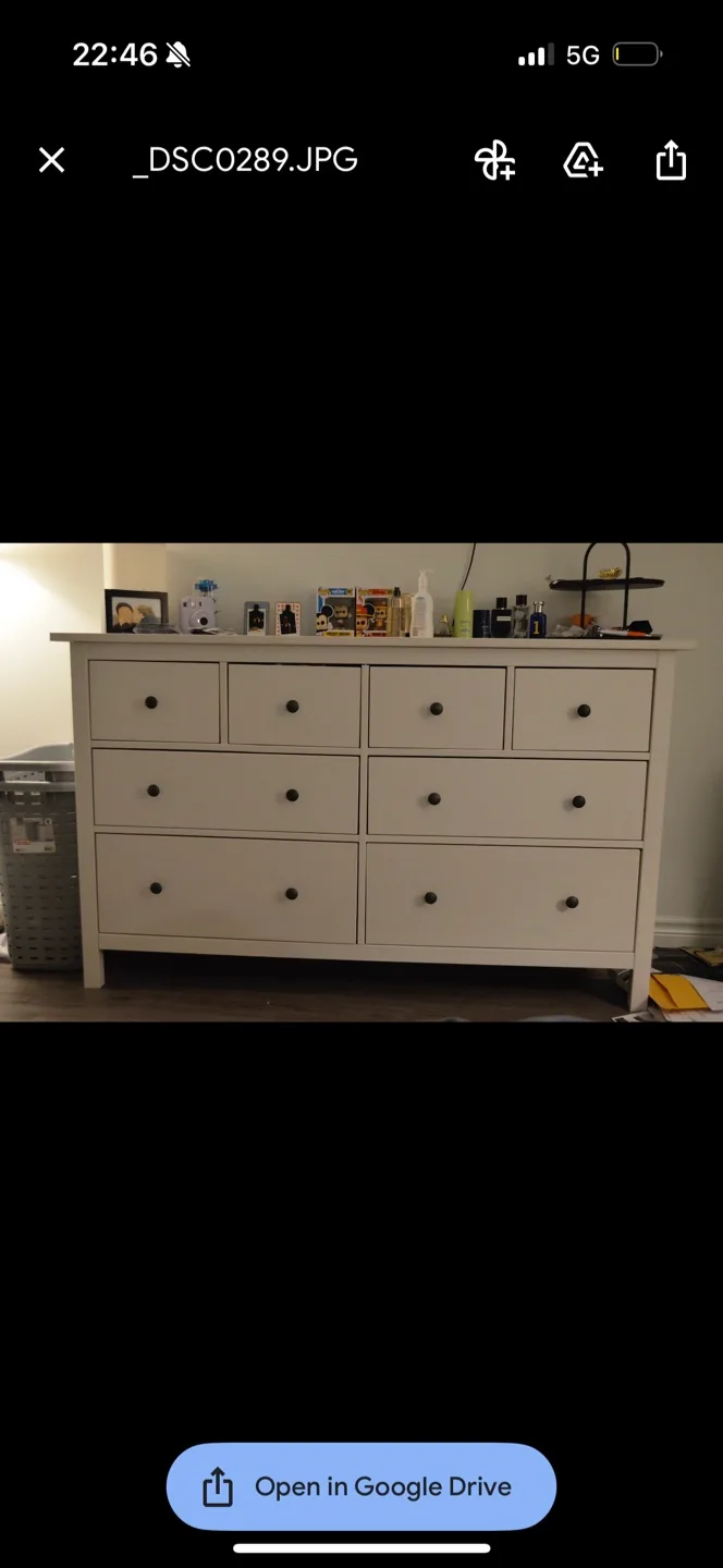 White Dresser with Drawers thumbnail