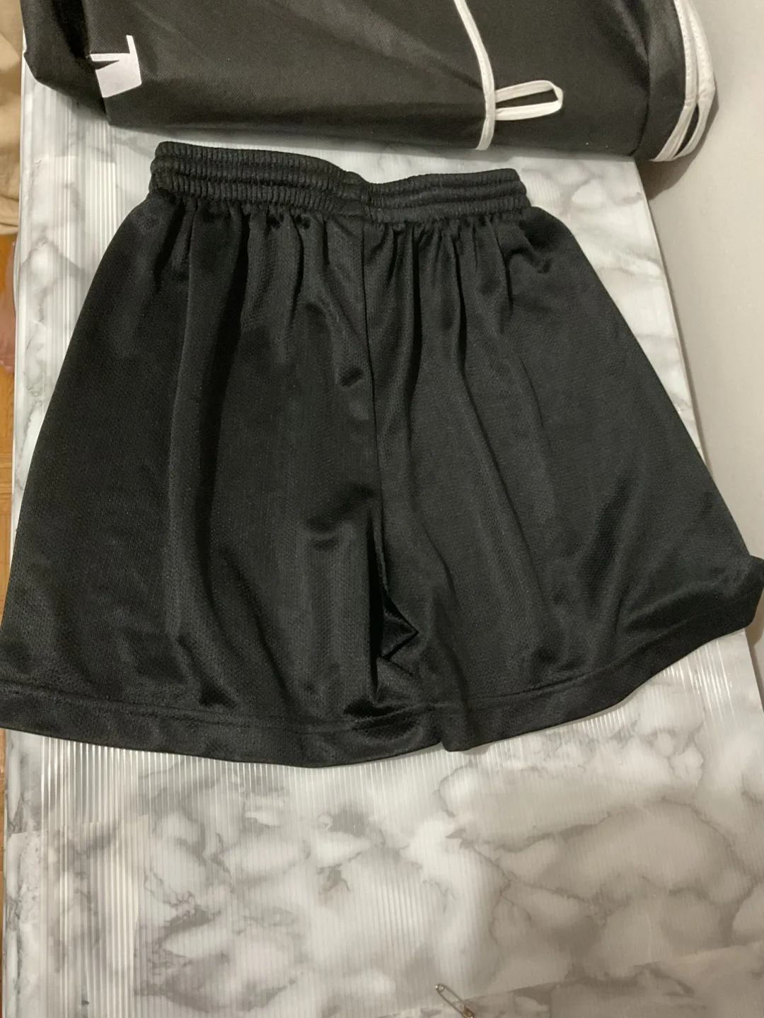 Black Mesh Athletic Shorts thumbnail