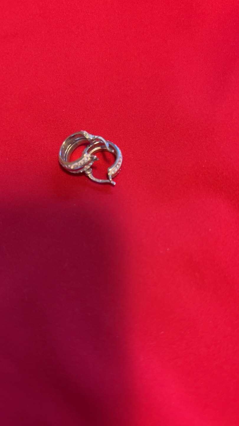 Delicate Silver Hoop Earrings - photo 2