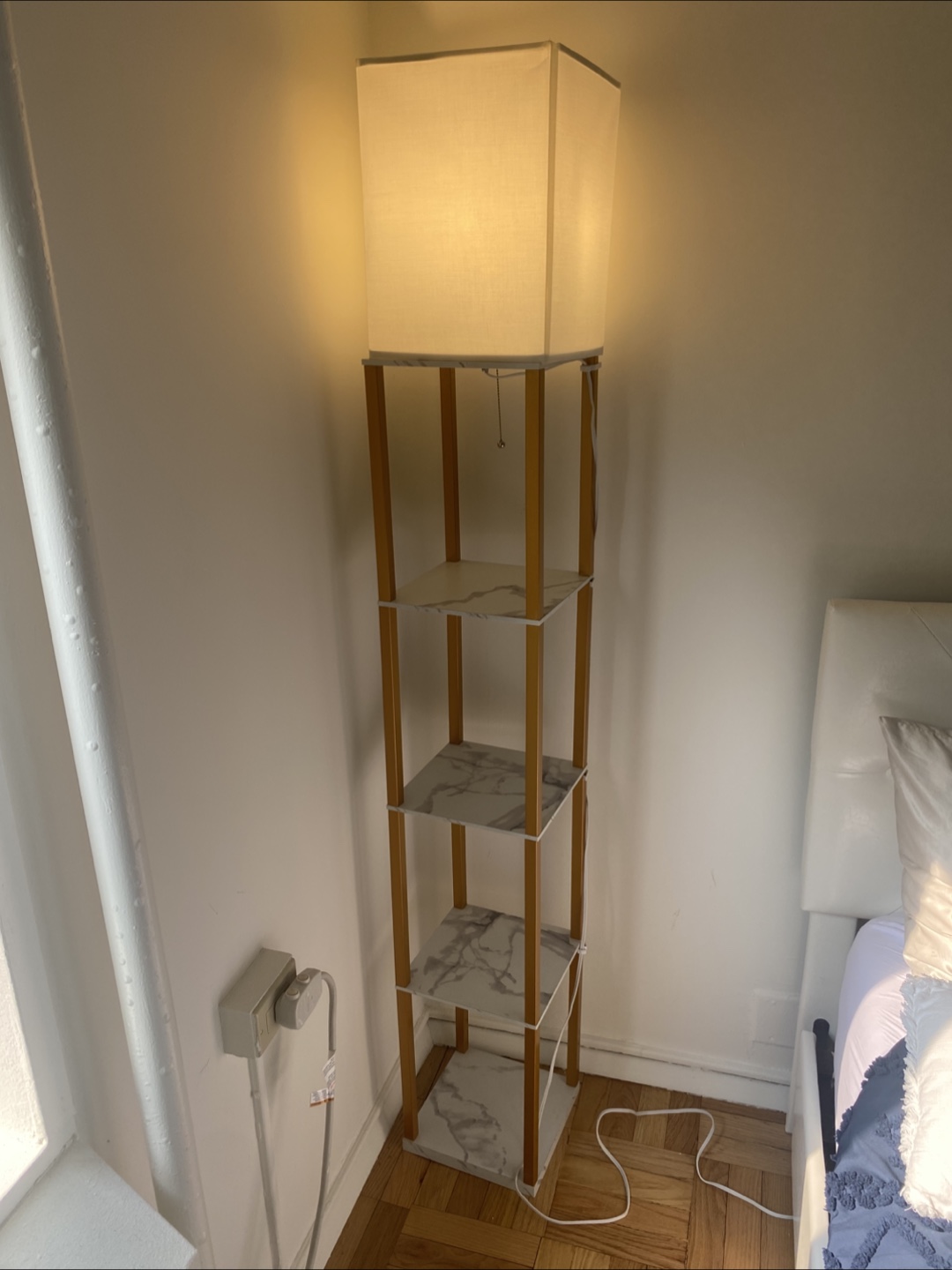 Floor Lamp with Shelves - photo 2