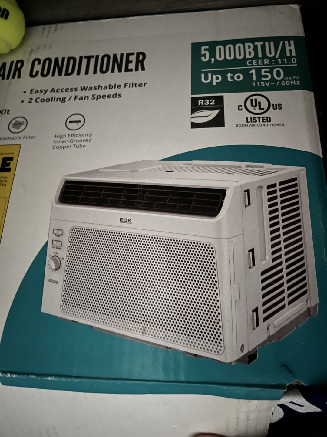 EQK Air Conditioner 5,000 BTU/H