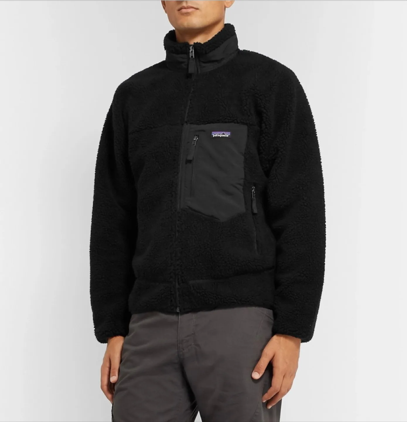 Patagonia Black Fleece Jacket thumbnail
