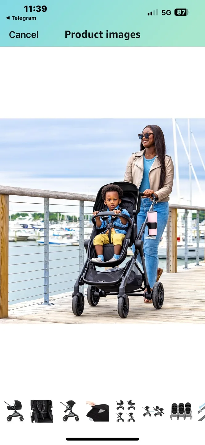 Evenflo Pivot Xpand Single To Double Full Size Modular Stroller thumbnail