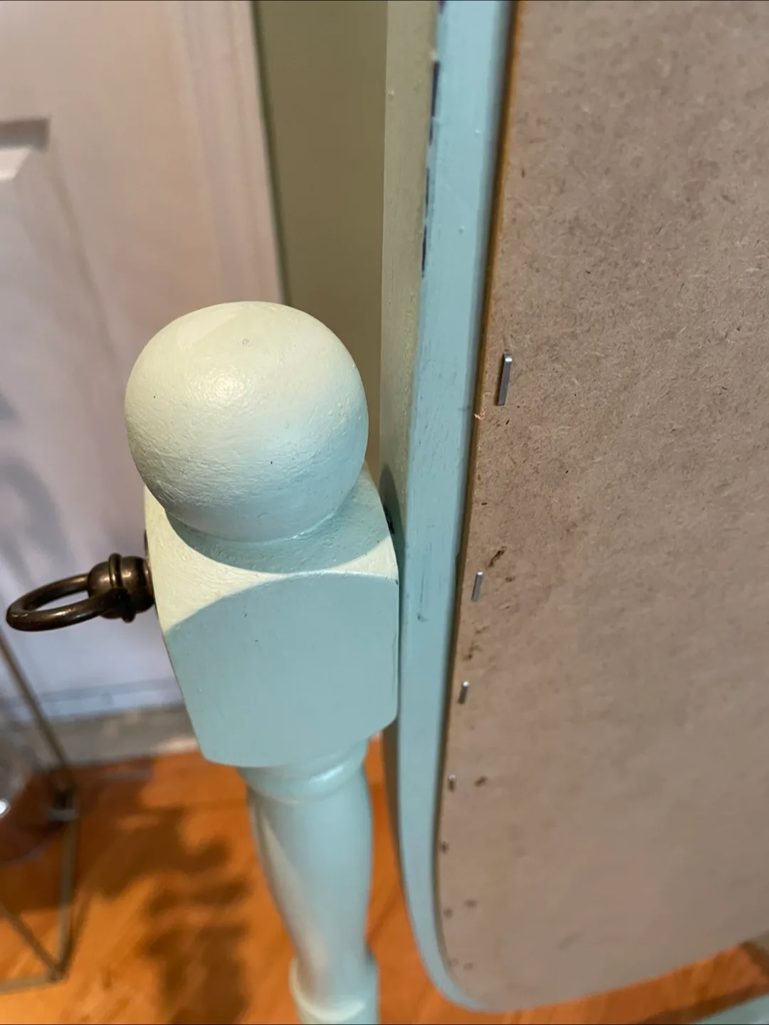 Solid Wood Standing Mirror image indicator(5)