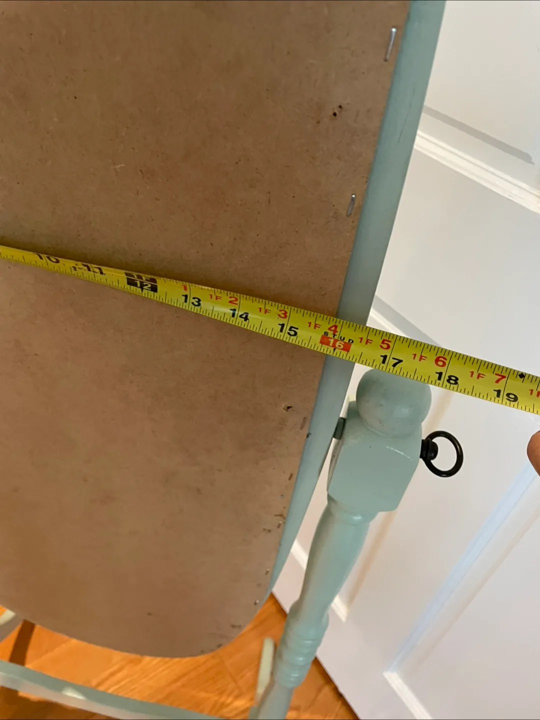 Solid Wood Standing Mirror image indicator(6)