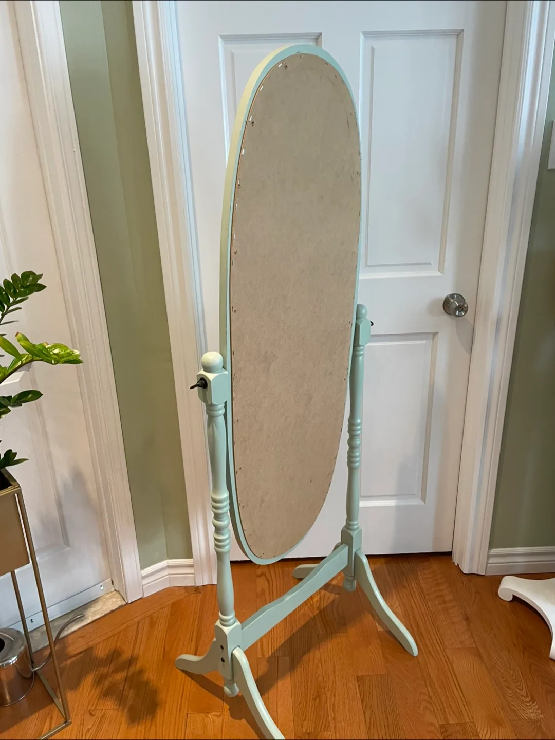 Solid Wood Standing Mirror image indicator(4)