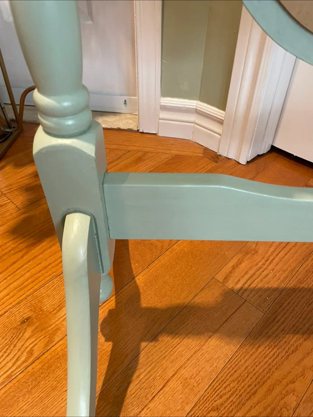 Solid Wood Standing Mirror image indicator(8)