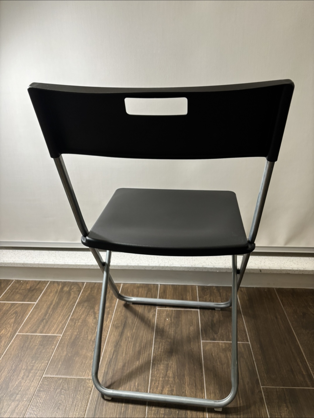 IKEA Black Folding Chair - photo 2