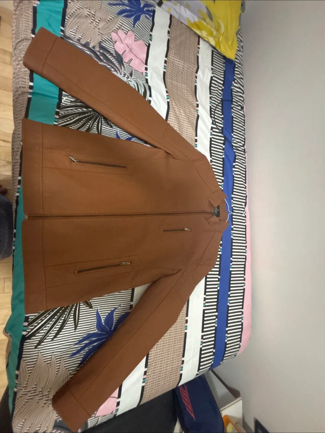 Eten Brown leather Jacket thumbnail