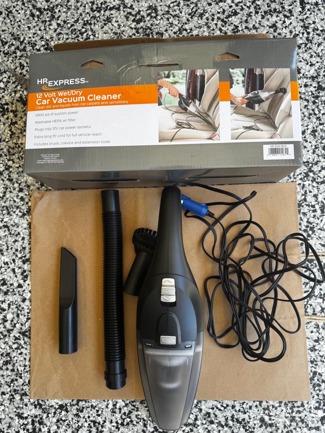 HR Express 12V Wet/Dry Car Vacuum Cleaner - photo 2