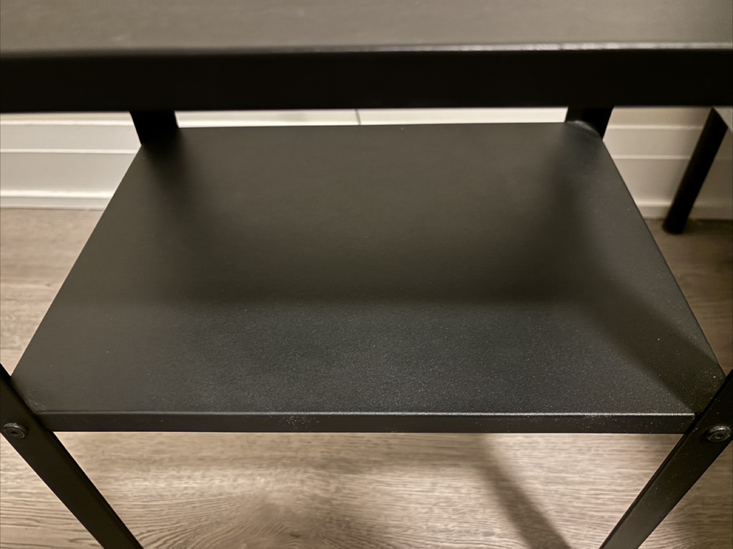 Two IKEA KNARREVIK Black Nightstand - photo 3
