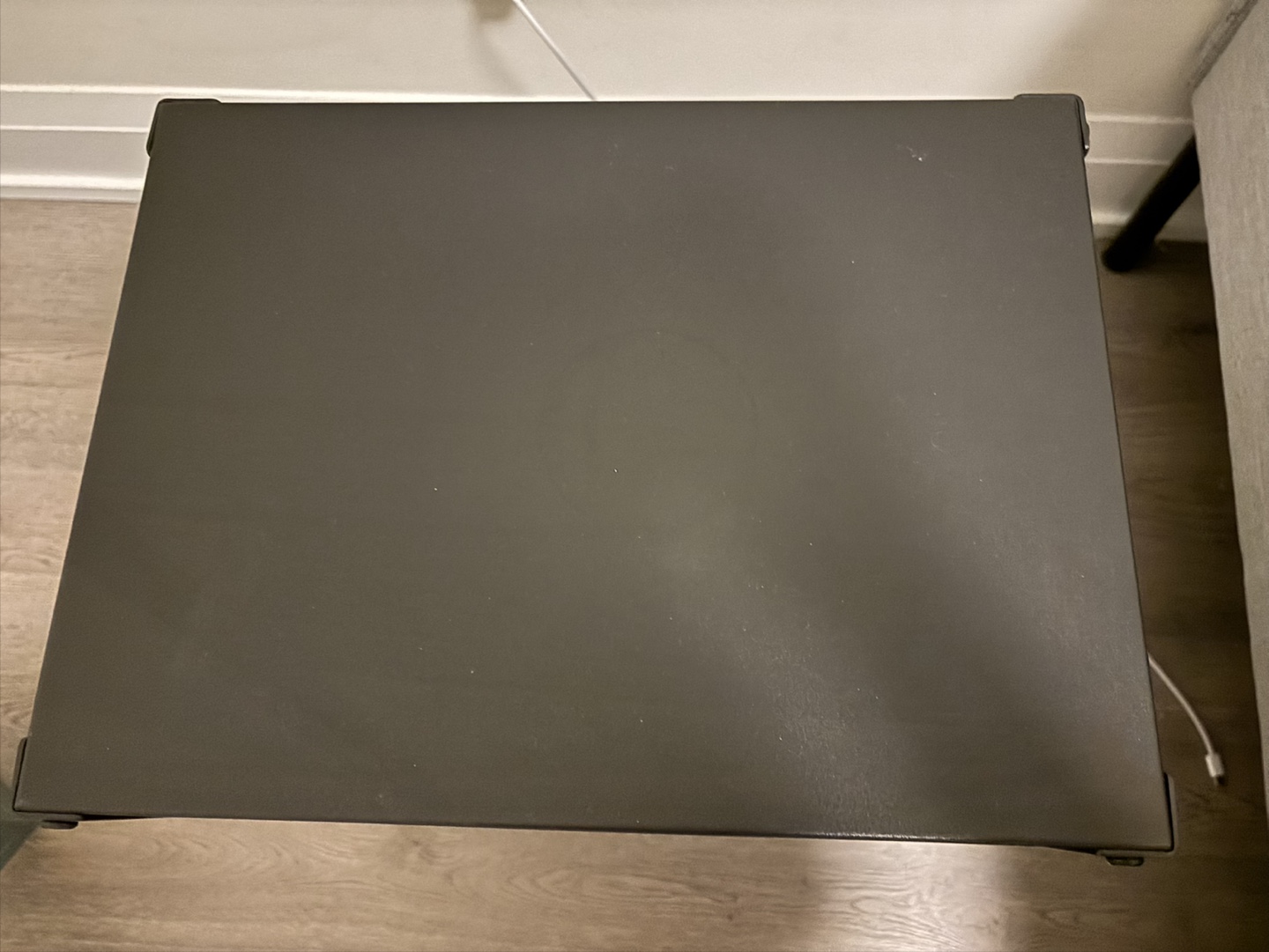 Two IKEA KNARREVIK Black Nightstand - photo 2