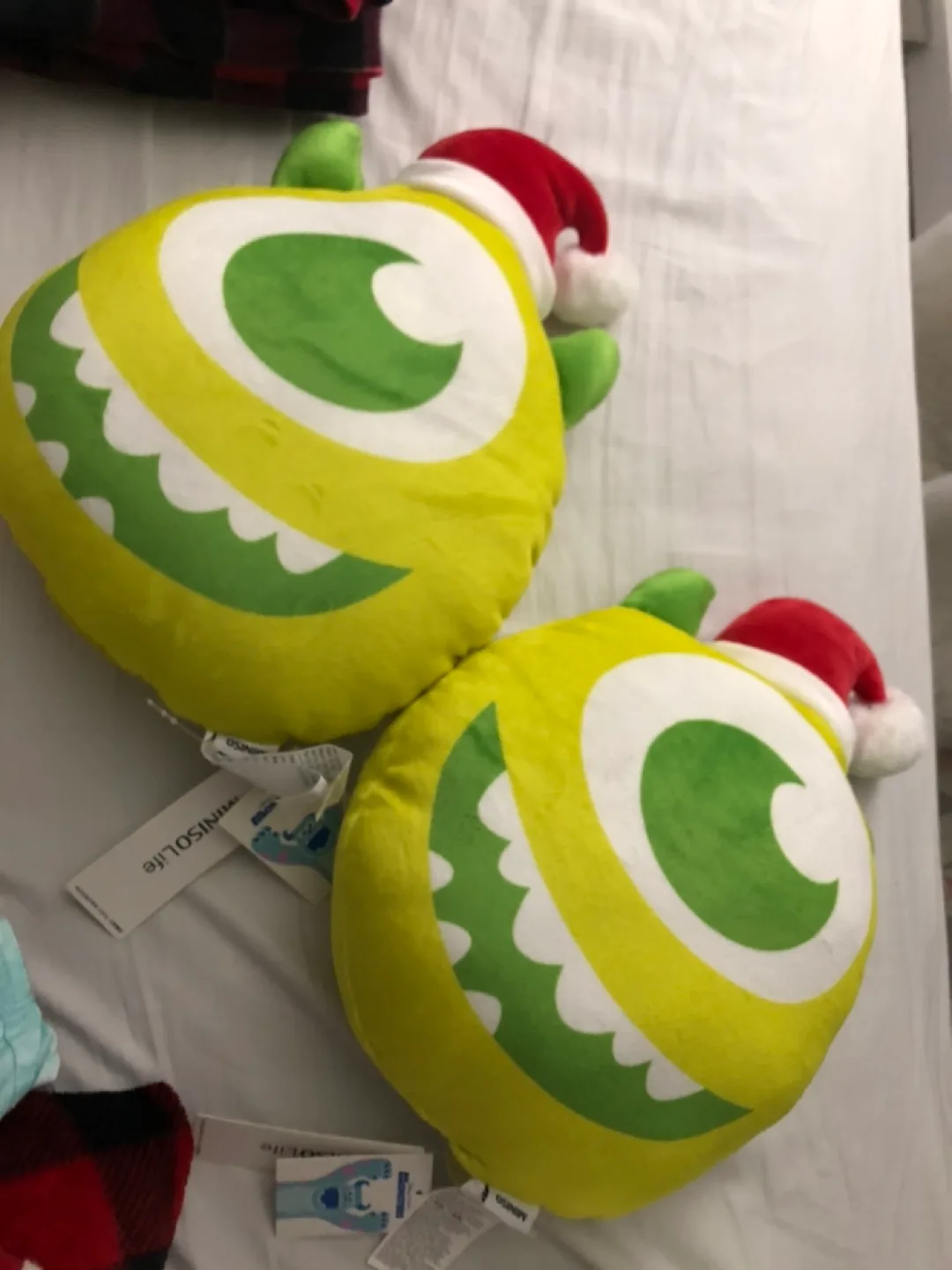 2 Brand new Miniso Mike Wazowski Plush Pillows thumbnail