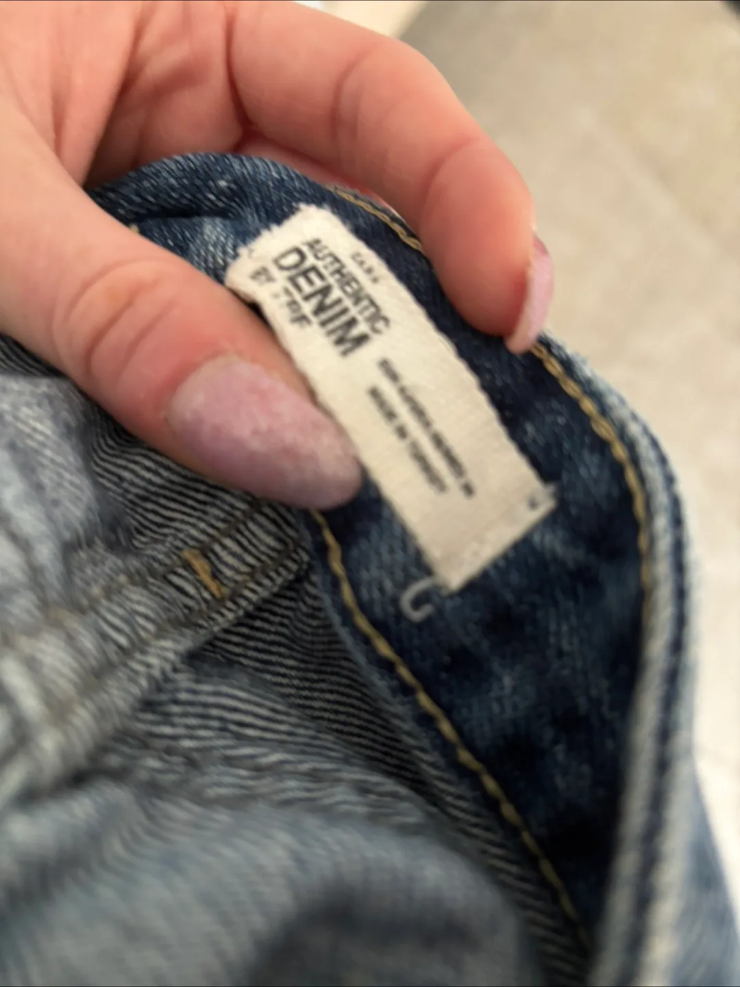 Zara Authentic Denim Jeans image indicator(3)