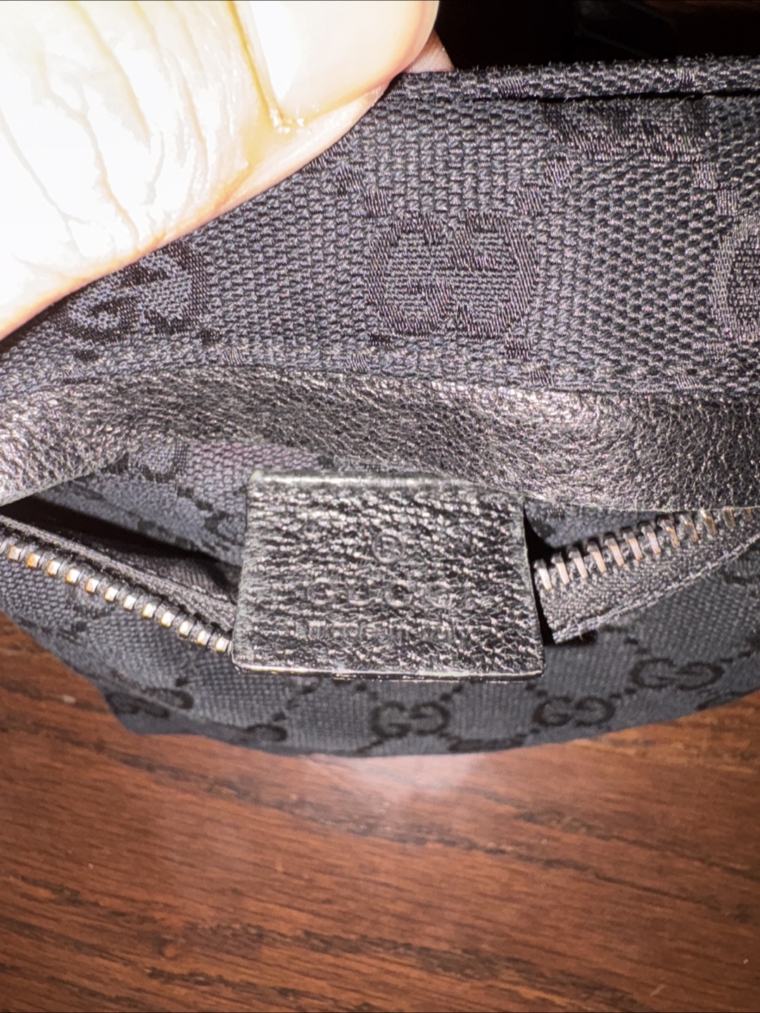 Gucci Black GG Canvas Belt Bag - photo 5
