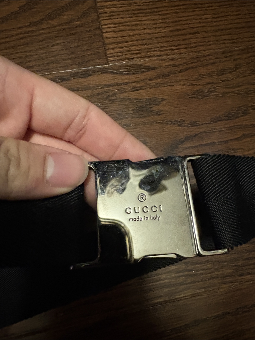 Gucci Black GG Canvas Belt Bag - photo 2