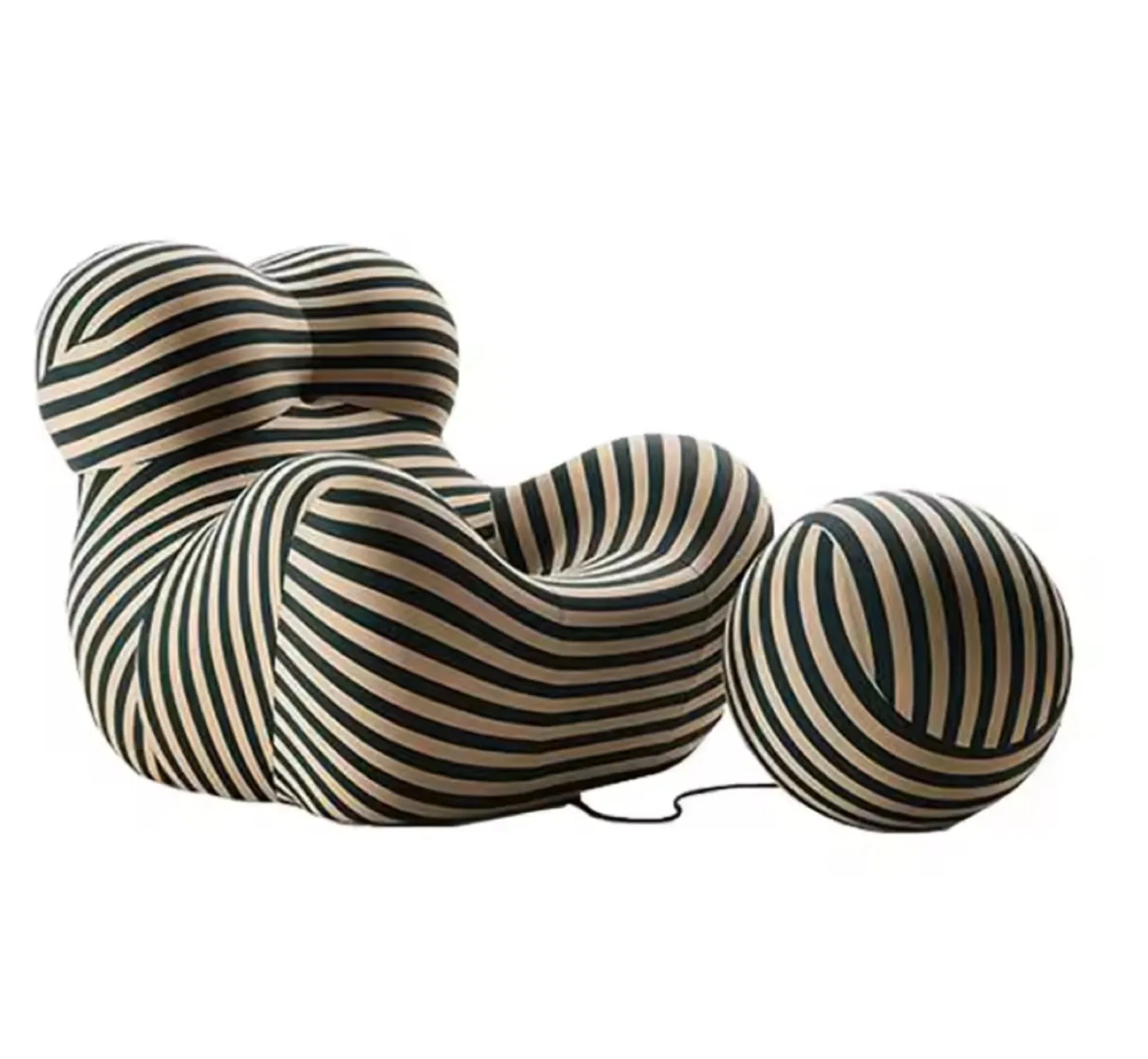 Up50 la mama Lounge Chair with Ottoman b&b Italia 1969 design image indicator(2)