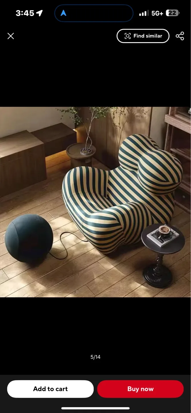 Up50 la mama Lounge Chair with Ottoman b&b Italia 1969 design image indicator(6)