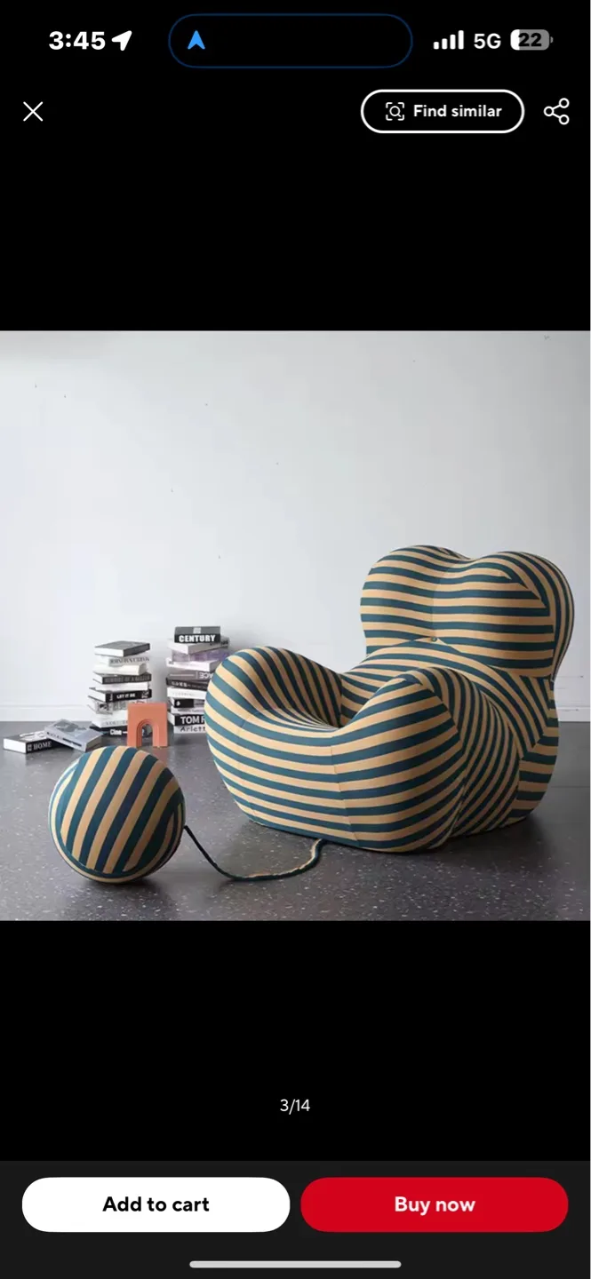 Up50 la mama Lounge Chair with Ottoman b&b Italia 1969 design image indicator(5)