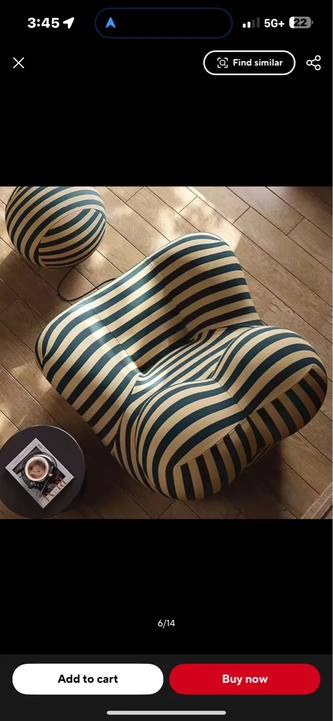 Up50 la mama Lounge Chair with Ottoman b&b Italia 1969 design image indicator(7)