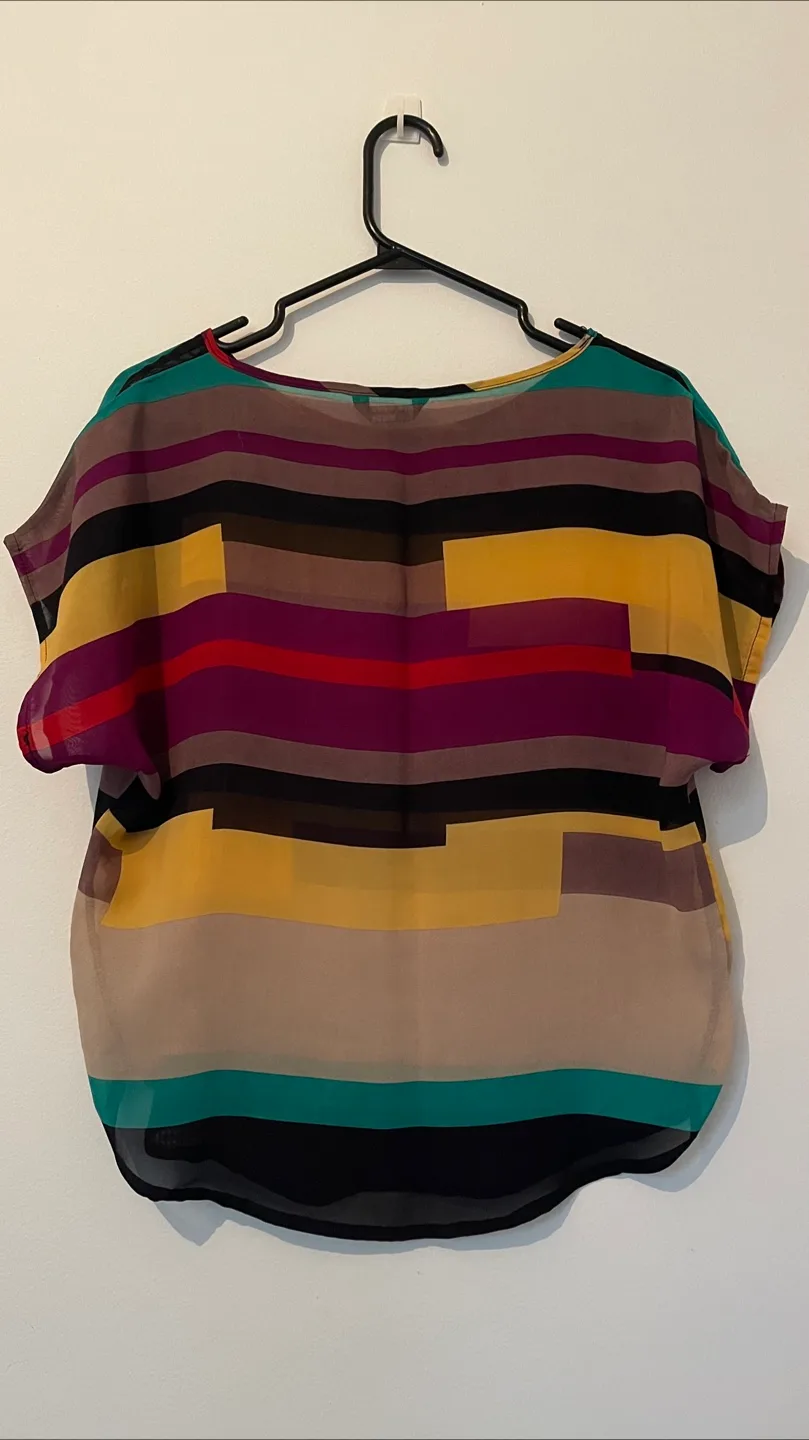 Woman Striped Blouse image indicator(2)